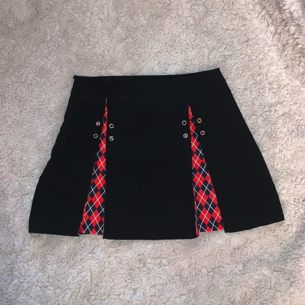 90s Grunge Rock Star Girlfriend mini skirt